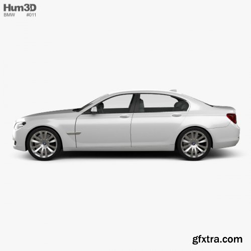 BMW 7 Series Sedan 2011 3D model