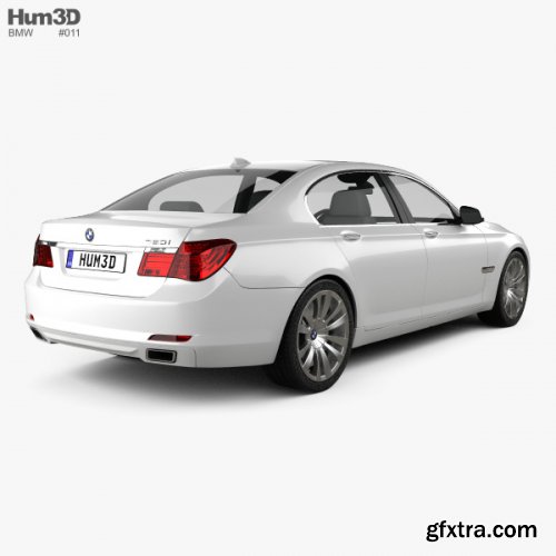 BMW 7 Series Sedan 2011 3D model