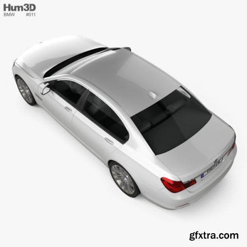 BMW 7 Series Sedan 2011 3D model