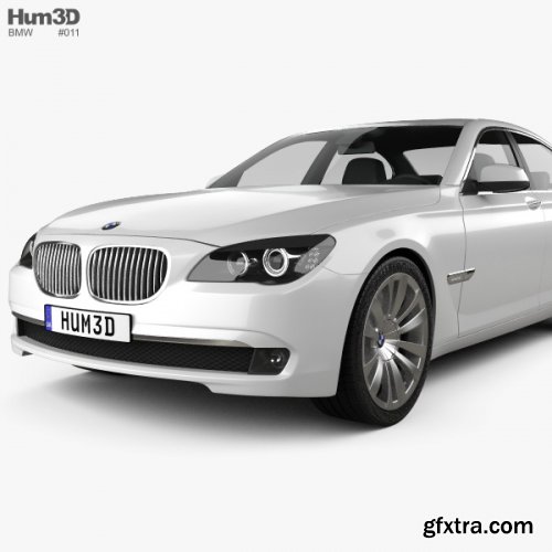 BMW 7 Series Sedan 2011 3D model