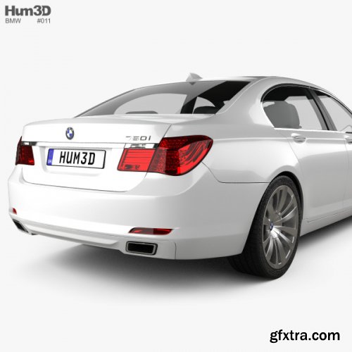 BMW 7 Series Sedan 2011 3D model