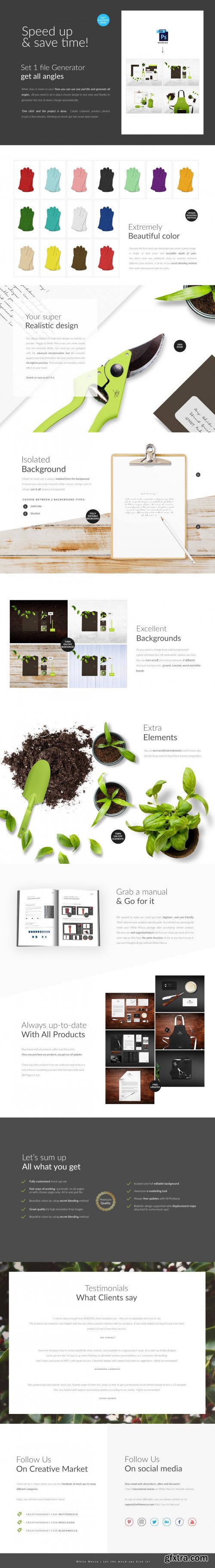 CreativeMarket - The Gardener ID Mock-ups Generator 4249537