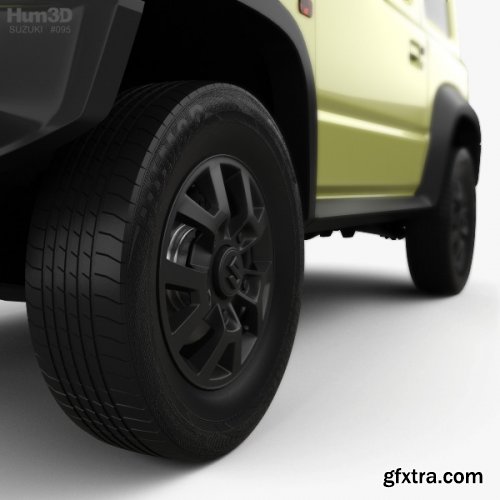 Suzuki Jimny Sierra 2019 3d model