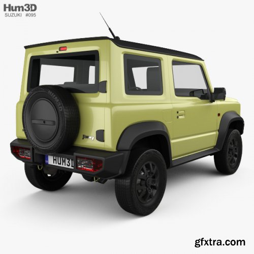 Suzuki Jimny Sierra 2019 3d model