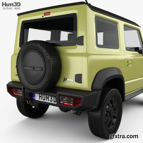 Suzuki Jimny Sierra 2019 3d model