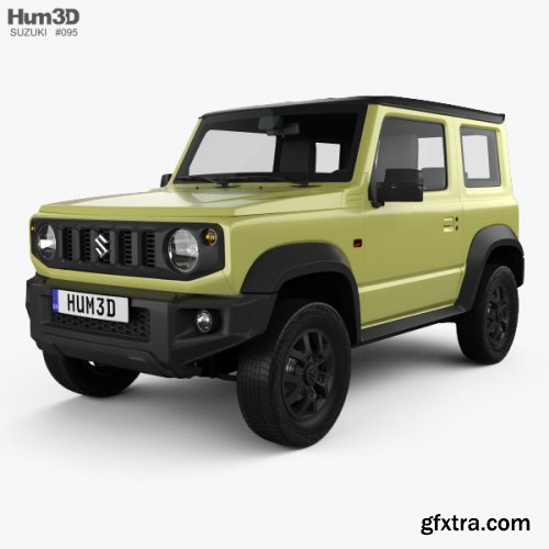 Suzuki Jimny Sierra 2019 3d model