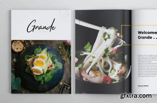 GRANDE Restaurant & Food Brochure