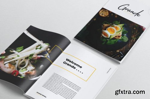 GRANDE Restaurant & Food Brochure