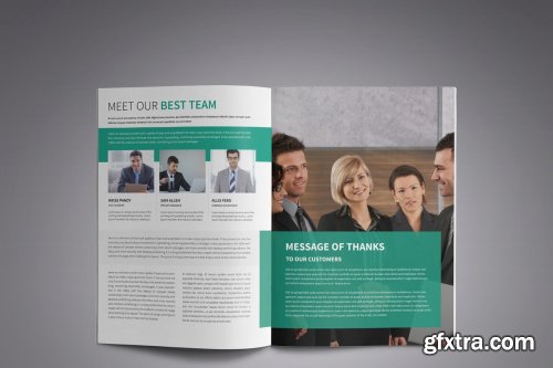 CreativeMarket - A4 Corporate Business Brochure 4159023