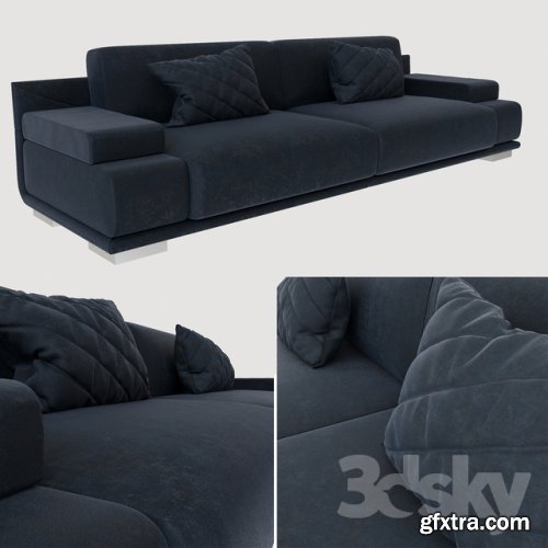 Fendi sofa artu 3d model