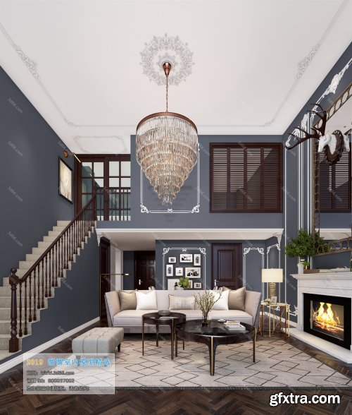 American Modern Style Livingroom 338 (2019)