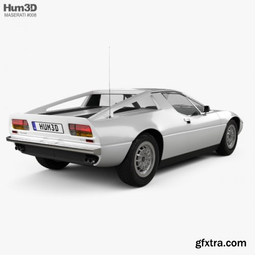 Maserati Merak 1972 3D model