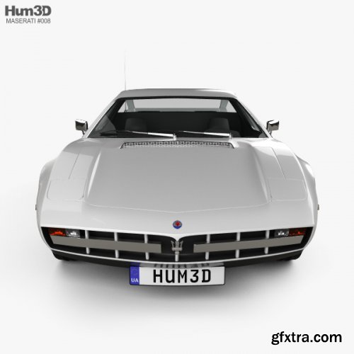 Maserati Merak 1972 3D model