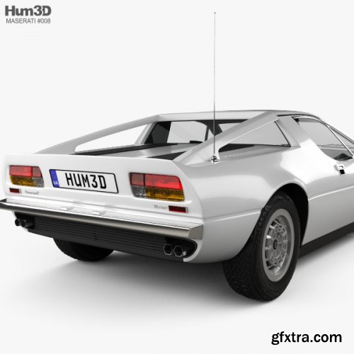 Maserati Merak 1972 3D model