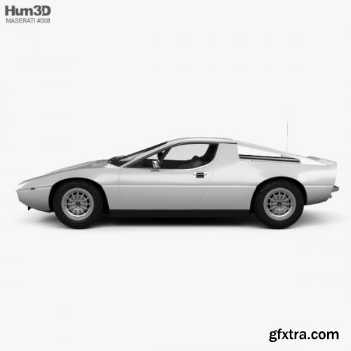 Maserati Merak 1972 3D model