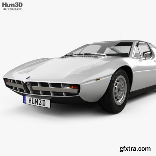 Maserati Merak 1972 3D model