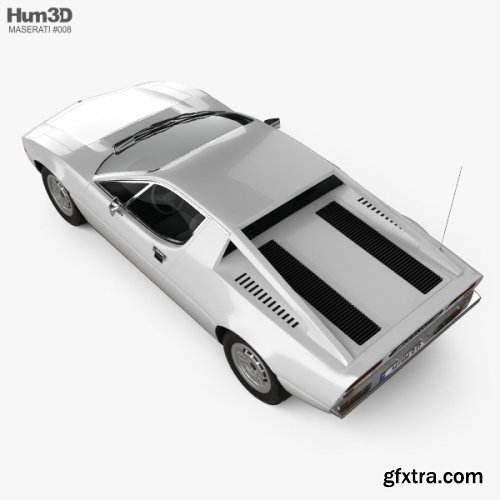 Maserati Merak 1972 3D model