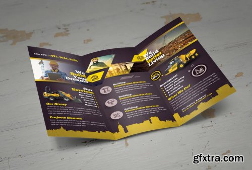 Construction Trifold Brochure