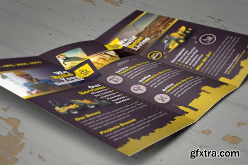 Construction Trifold Brochure