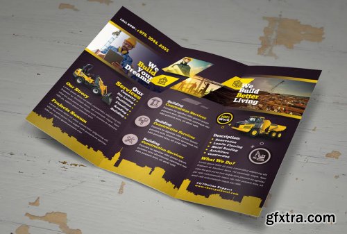 Construction Trifold Brochure