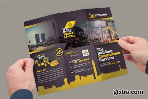 Construction Trifold Brochure