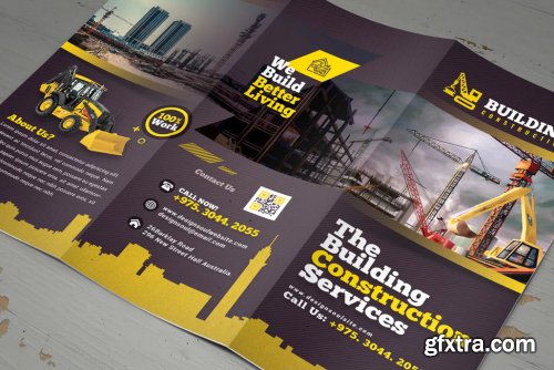 Construction Trifold Brochure