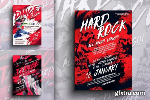 Event Paty Flyer & Poster Design Bundle