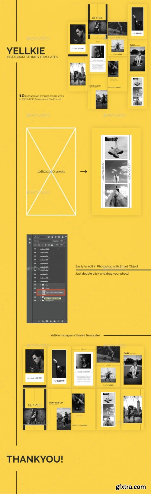 GraphicRiver - Yellkie Instagram Stories Templates 24759564