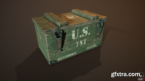 Crates and Barrels Military Props