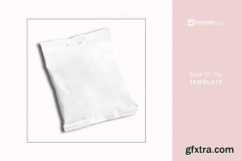 CreativeMarket - Snack Pouch Packaging Mockup 4130509