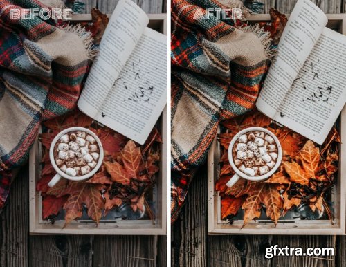 CreativeMarket - Mobile Lightroom Presets AUTUMN FEED 4116991