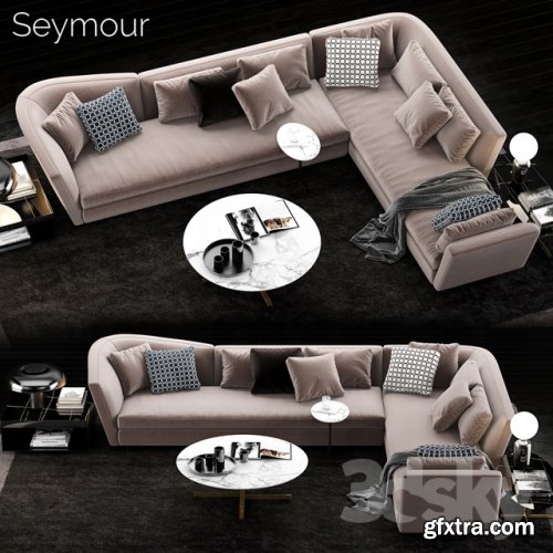 Minotti Seymour Sofa 3d MODEL