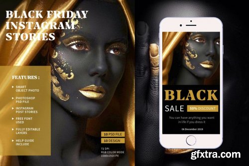 CreativeMarket - Black Friday - Instagram Stories 4244560