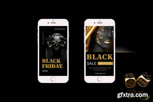 CreativeMarket - Black Friday - Instagram Stories 4244560