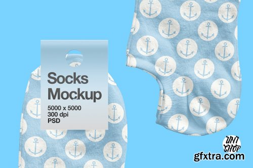 CreativeMarket - Socks Mockup PSD 4232408