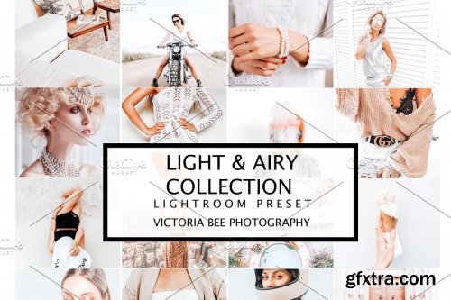 CreativeMarket - 10 LIGHT & AIRY LIGHTROOM PRESETS 4196271