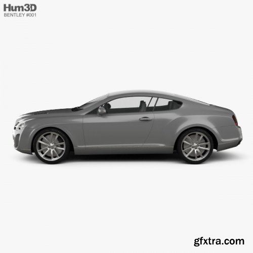 Bentley Continental Supersports coupe 2010 3D model