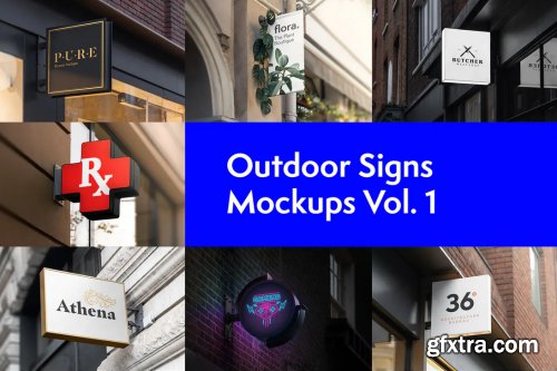 Posters and Signs Mockups Bundle