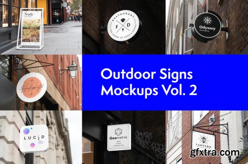 Posters and Signs Mockups Bundle