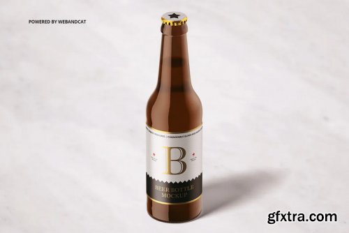 Beer Bottle Mockup 2
