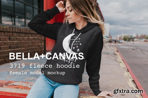 CreativeMarket - Bella Canvas Sweatshirt Mockup 3719 4271856