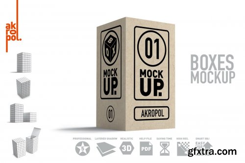 CreativeMarket - Box Mock Up-01 3842857