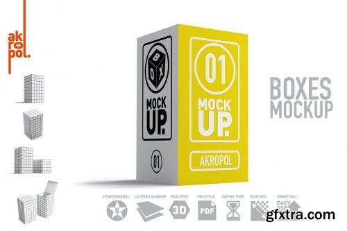 CreativeMarket - Box Mock Up-01 3842857