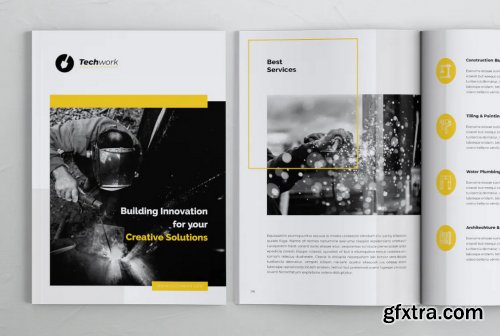 TECHWORK Construction Company Profile Brochure