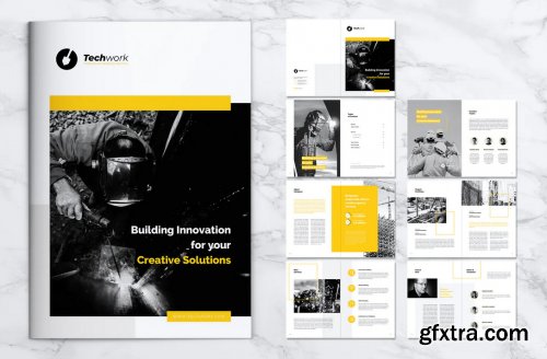 TECHWORK Construction Company Profile Brochure