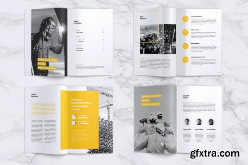 TECHWORK Construction Company Profile Brochure