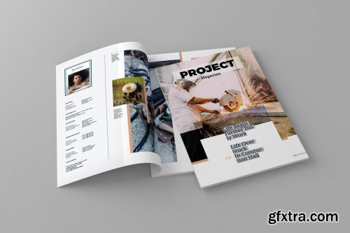 CreativeMarket - Project - Magazine Template 4309238