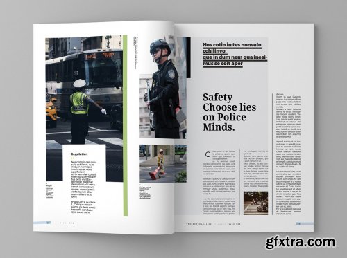 CreativeMarket - Project - Magazine Template 4309238