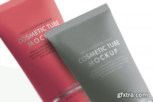 CreativeMarket - Cosmetic Tube Mockup 3749015