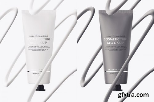 CreativeMarket - Cosmetic Tube Mockup 3749015